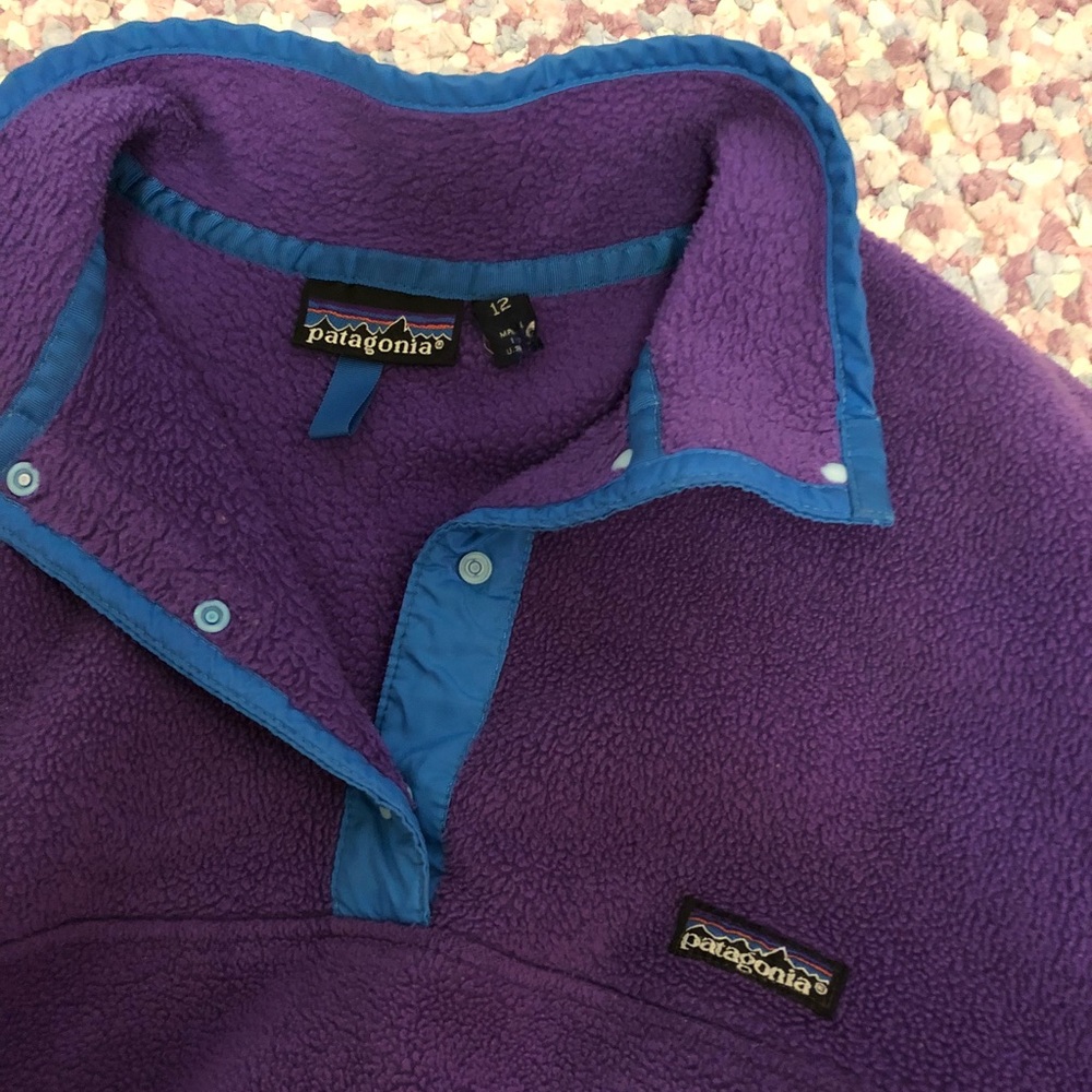 Purple Patagonia fleece